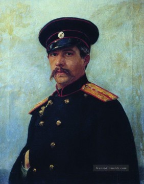 Porträt eines Militäringenieurs Kapitän ein Shevtsov Bruder der Frau des Künstlers 1876 Ilya Repin Ölgemälde